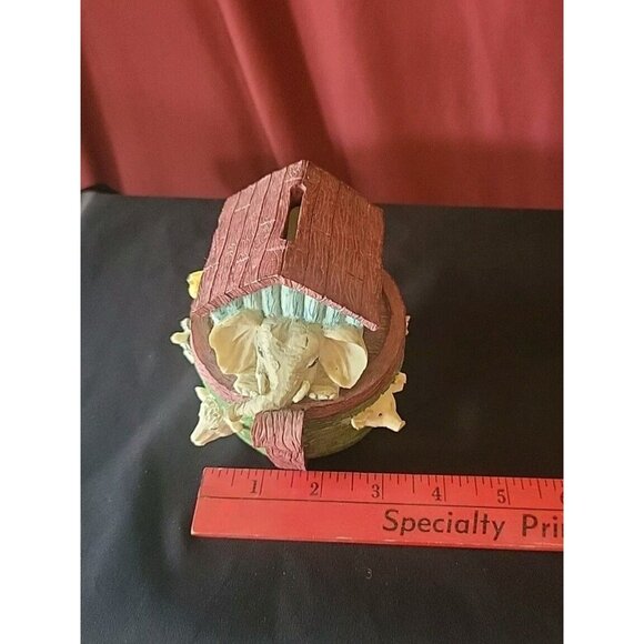 Vintage Noah's Ark Piggy Coin Bank Granny Core Grandchild Gift Religiious - Picture 7 of 8